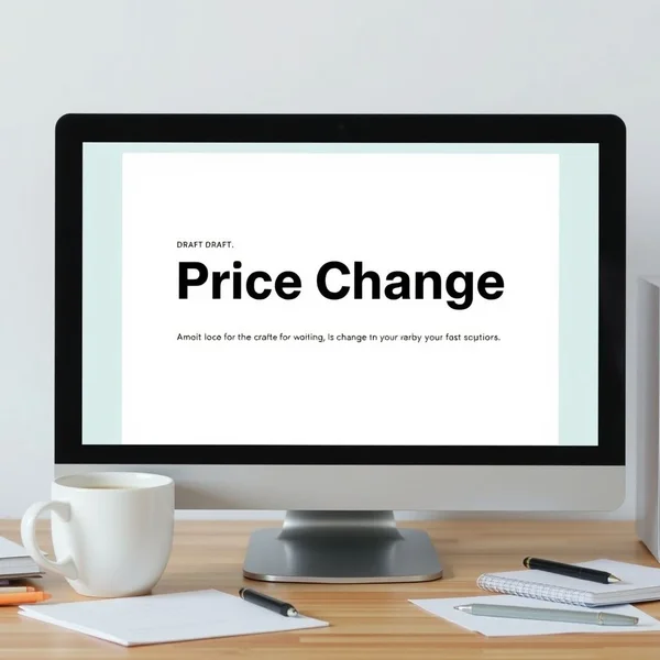Client Price Change Notification Email
