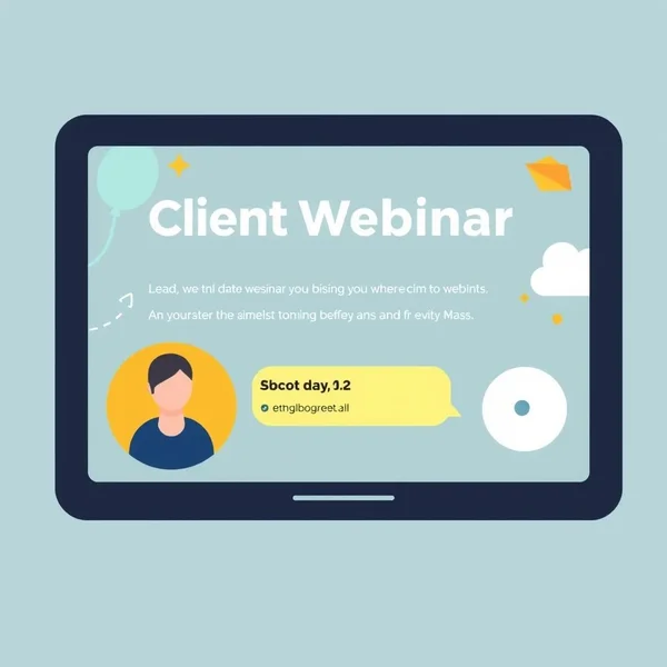 E-mail d'Invitation à un Webinar Client