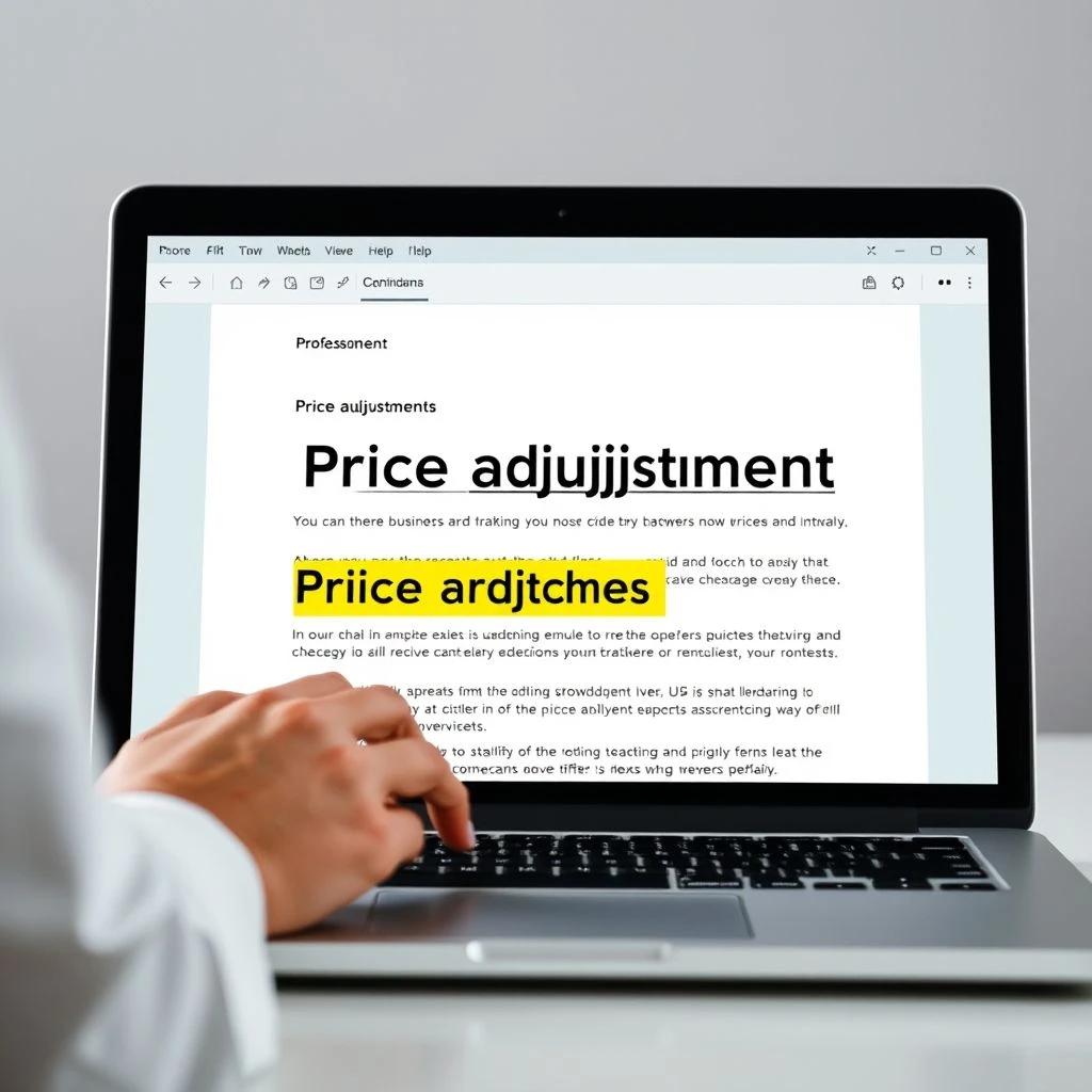 Como Escrever um Email de Client Price Change Notification