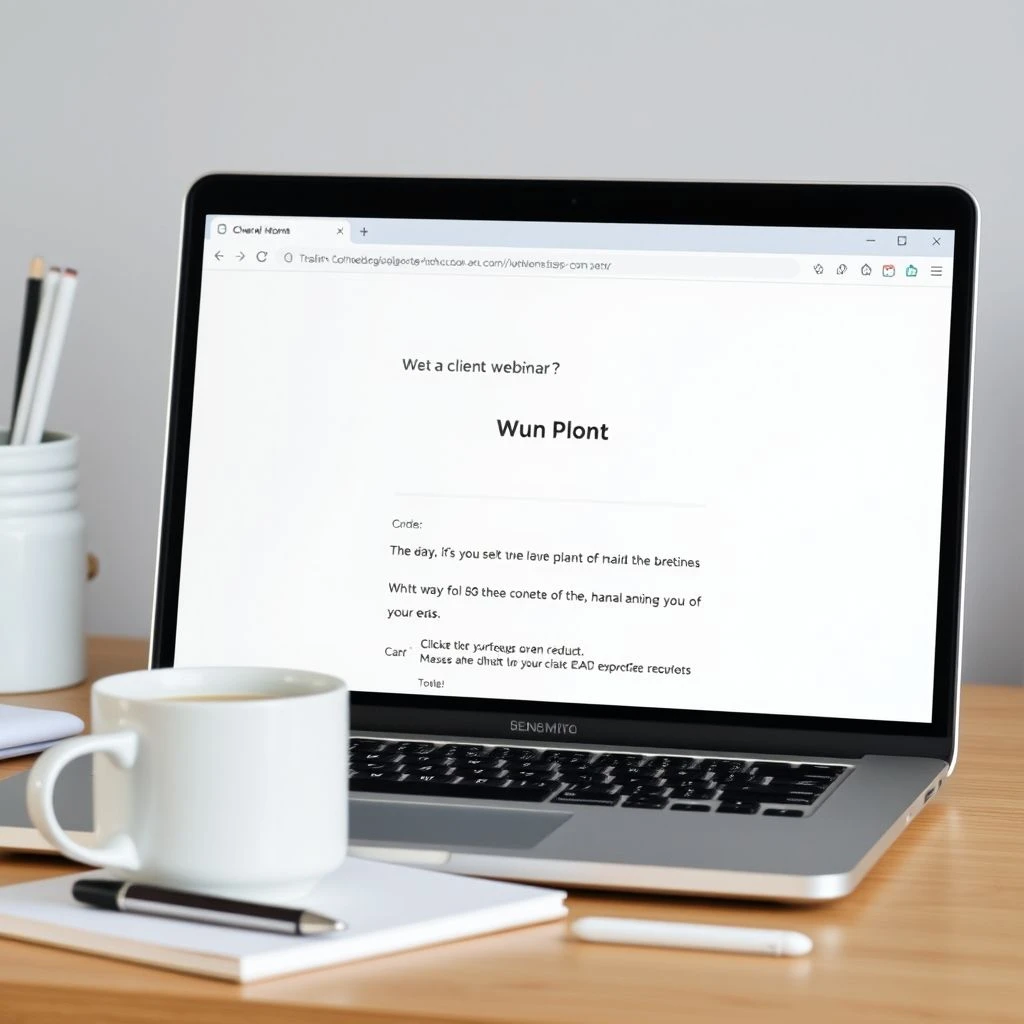 Cómo Escribir un Correo Electrónico de Invitación a un Webinar para Clientes
