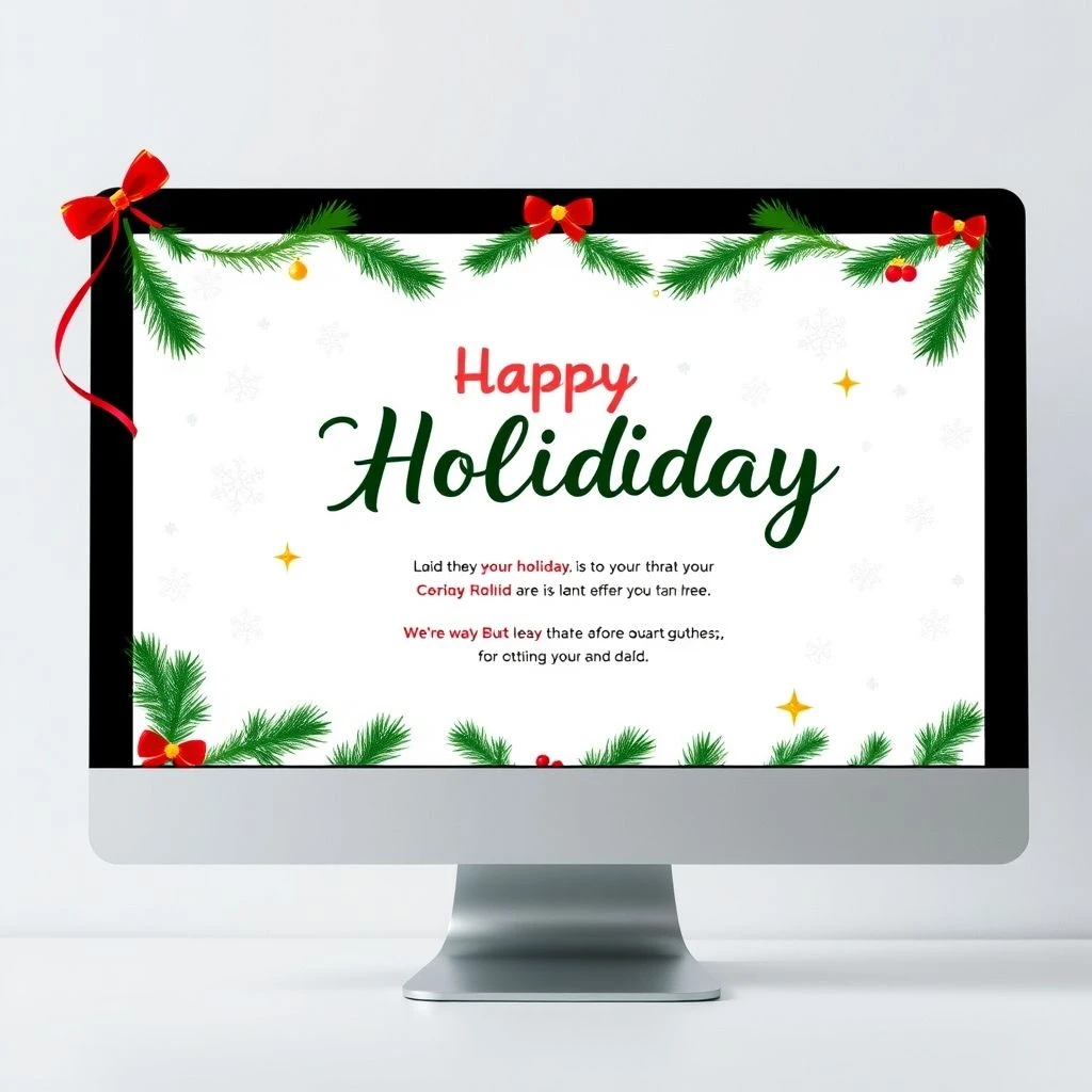 고객 휴일 인사 이메일 작성 방법 Client Holiday Greetings