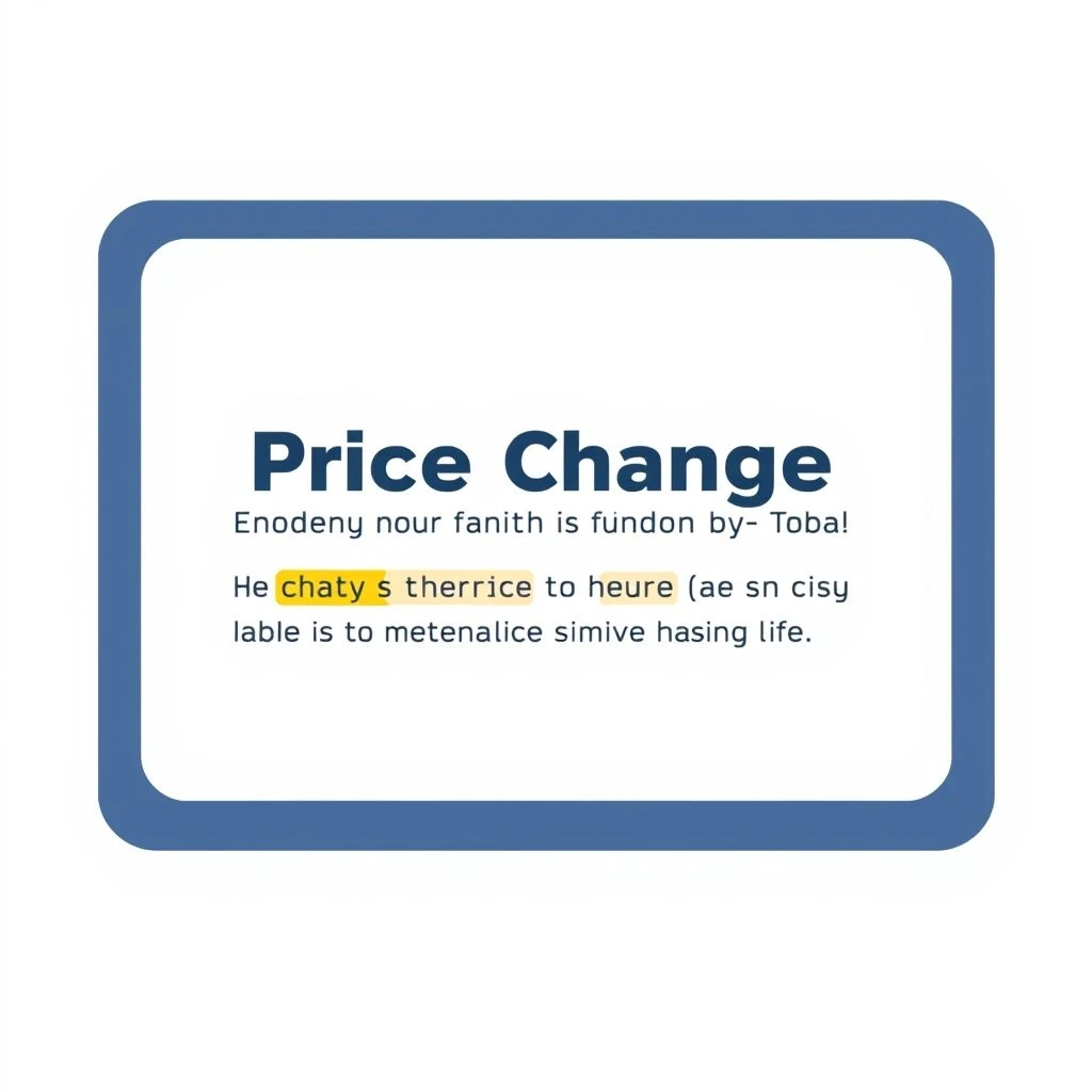 كيفية كتابة رسالة إشعار تغيير أسعار العملاء Client Price Change Notification
