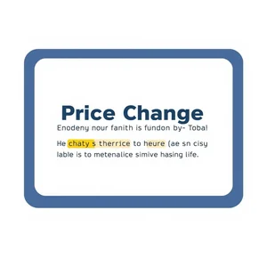 كيفية كتابة رسالة إشعار تغيير أسعار العملاء Client Price Change Notification