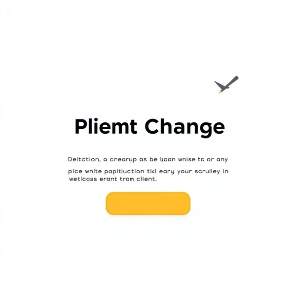 Client Price Change Notification Email