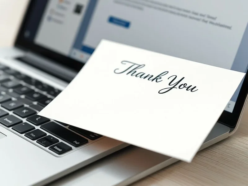 Post-Interview Thank You Email Best Practices