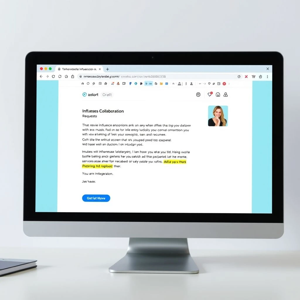 كيفية كتابة بريد إلكتروني لطلب تعاون مع مؤثر Influencer Collaboration Request