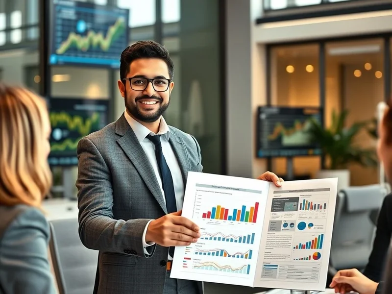 Une personne rédigeant un Business Report à un bureau