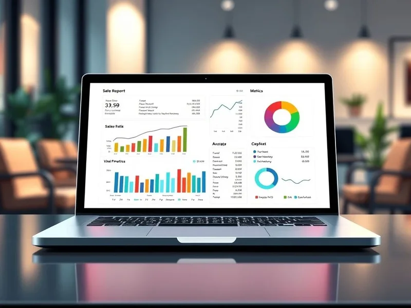 Een effectieve Sales Report op een computerscherm