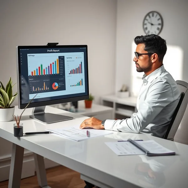 An example of a professional Profit Report