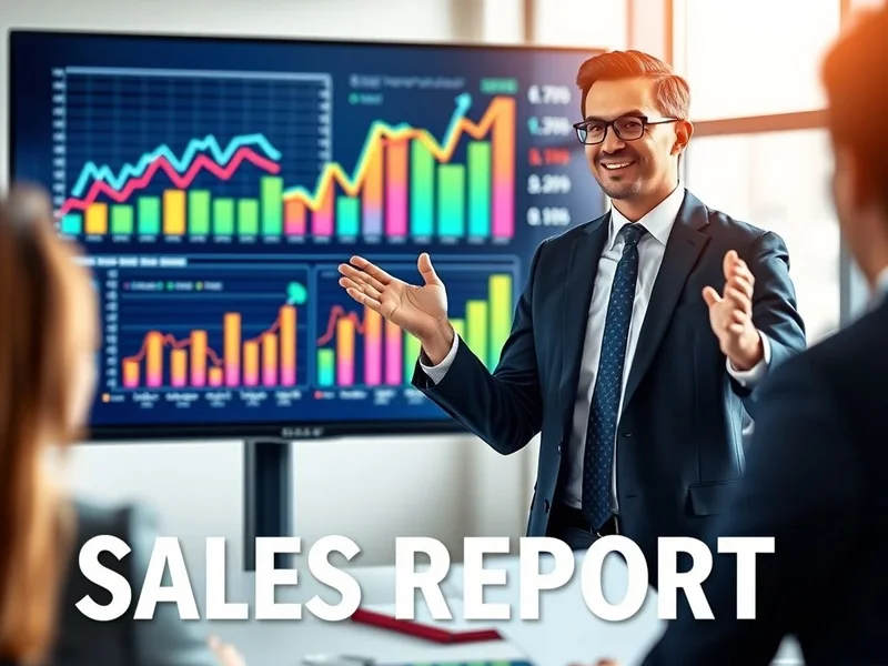 Эффективный Sales Report на экране компьютера