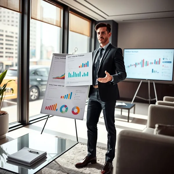 Bir bilgisayar ekranında etkili bir Sales Report