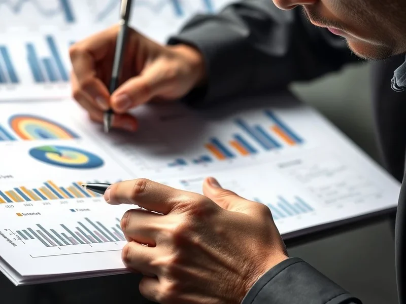 Annual Reportの財務チャートを分析する専門家