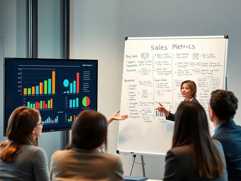 컴퓨터 화면에 보여지는 효과적인 Sales Report