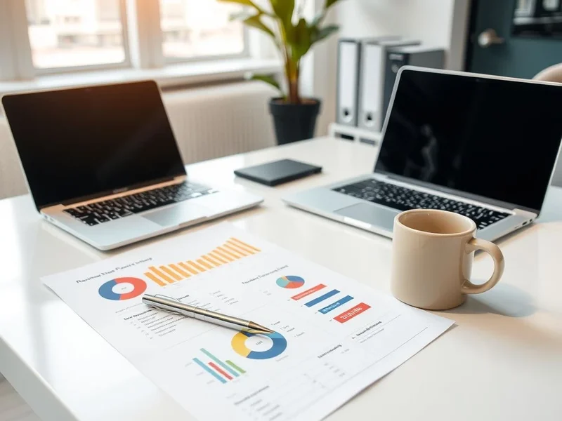 桌上的专业Revenue Report