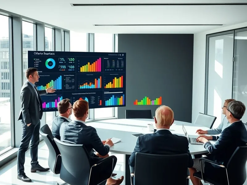 A person writing a Business Report at a desk