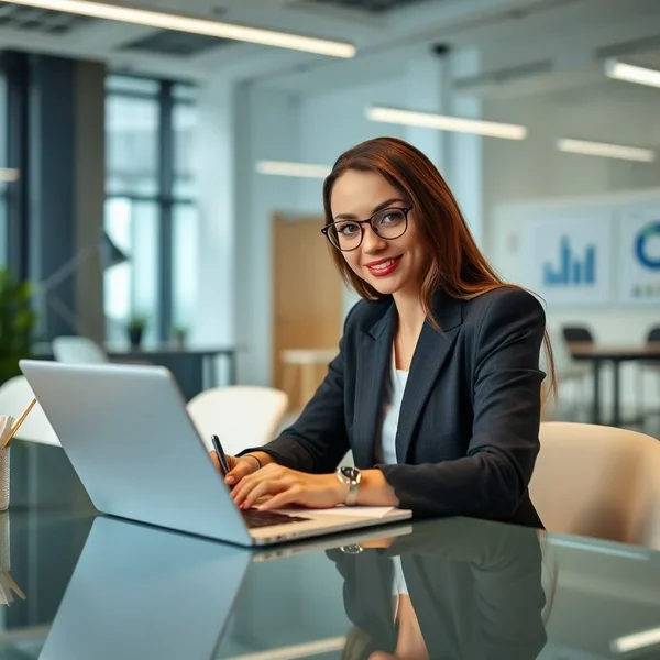 A professional reviewing a Performance Report on a tablet