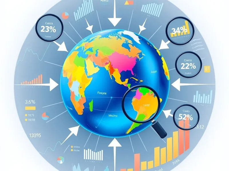 Image of a globe with charts and graphs, representing a Market Expansion Report