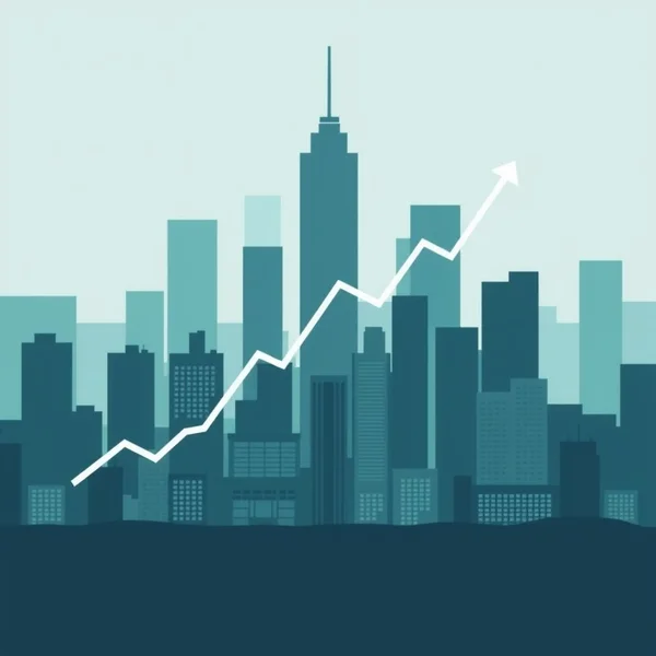 A professional analyzing charts for a Budget Forecast Report