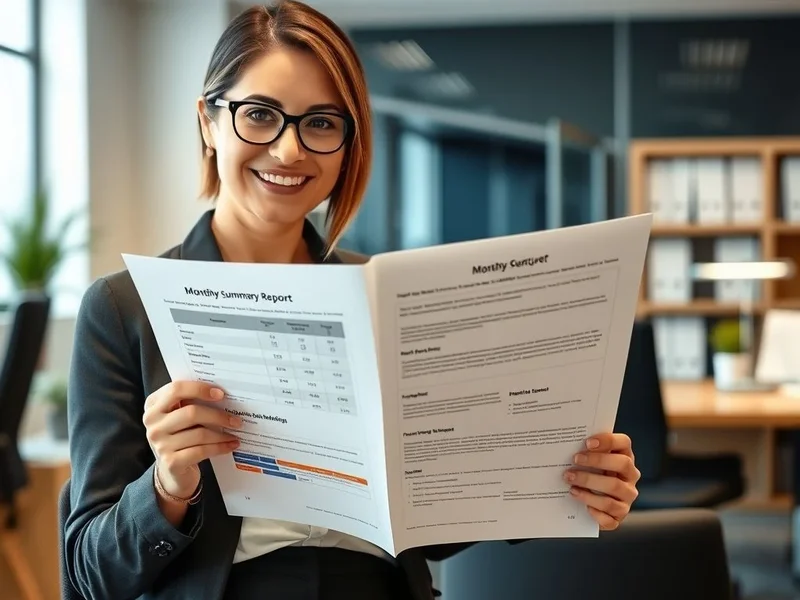 Monthly Summary Report