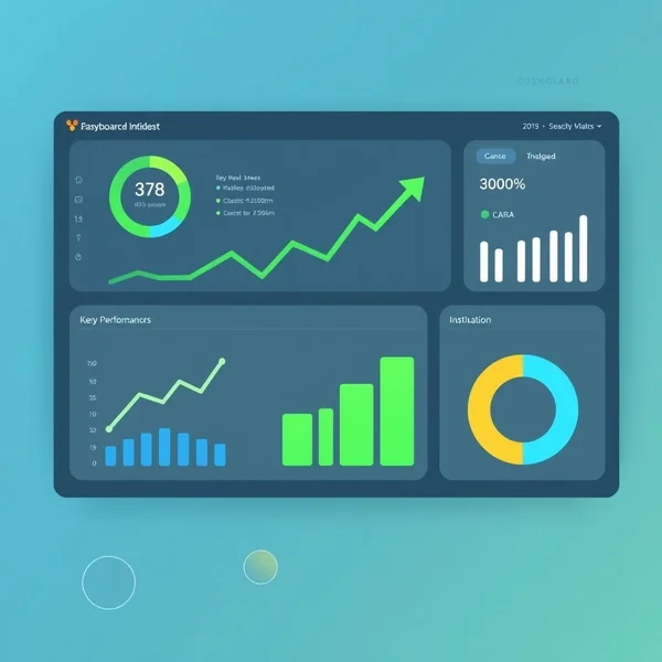 Image of a dashboard displaying various business metrics, symbolizing a Business Health Report