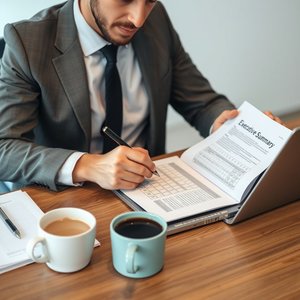 كيف تكتب ملخص تنفيذي قوي وتحديات اللغة الإنجليزية Executive Summary