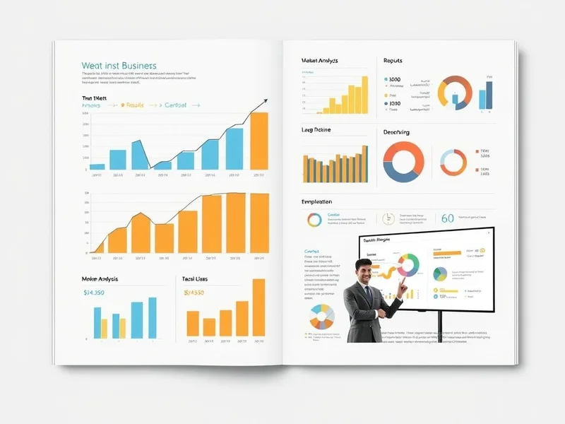 A chart showing growth, illustrating a Business Development Report