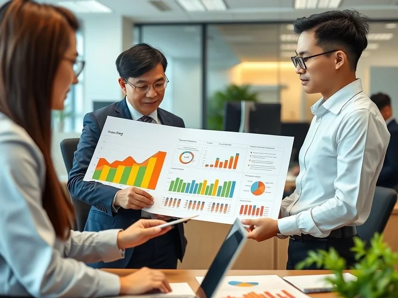 Biểu đồ thể hiện hiệu suất được cải thiện, đại diện cho một Efficiency Report