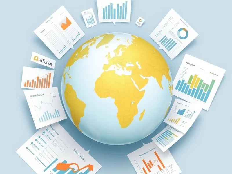 Image of a globe with charts and graphs, representing a Market Expansion Report