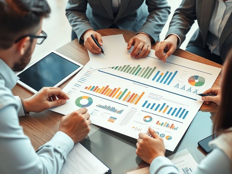 Un grafico che mostra la crescita, illustra un Business Development Report