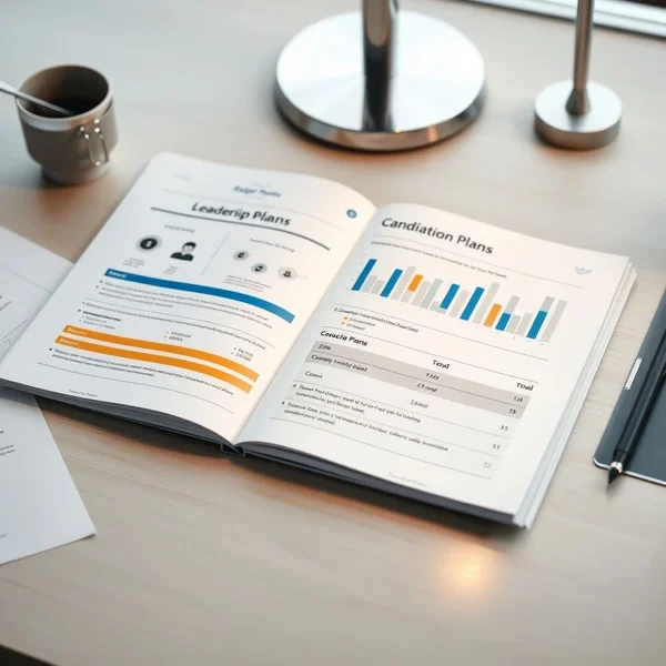 A flowchart for a Succession Planning Report