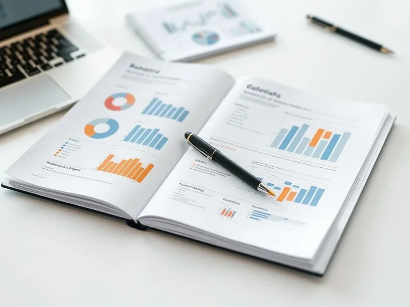 Um gráfico e uma caneta mostrando os principais elementos de um Stakeholder Report