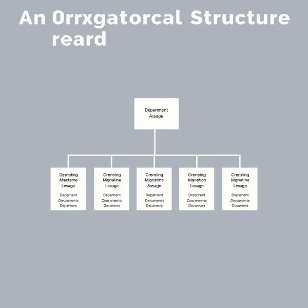 Un diagrama que muestra la jerarquía en un Organizational Structure Report