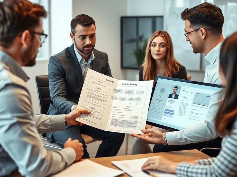 Un diagrama de flujo para un Succession Planning Report