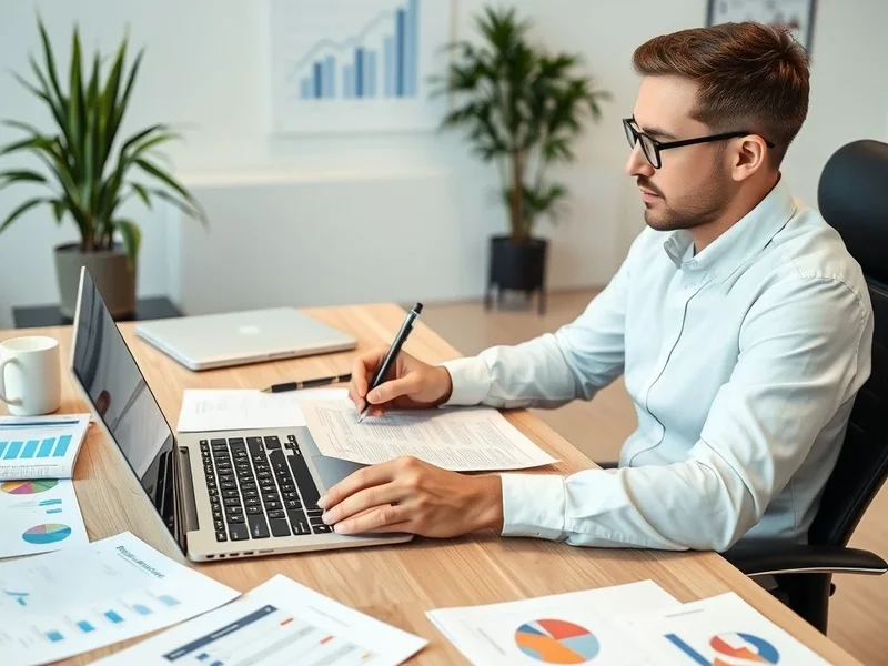 A professional reviewing a Risk Assessment Report