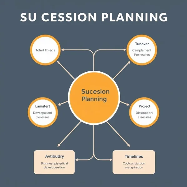 A flowchart for a Succession Planning Report