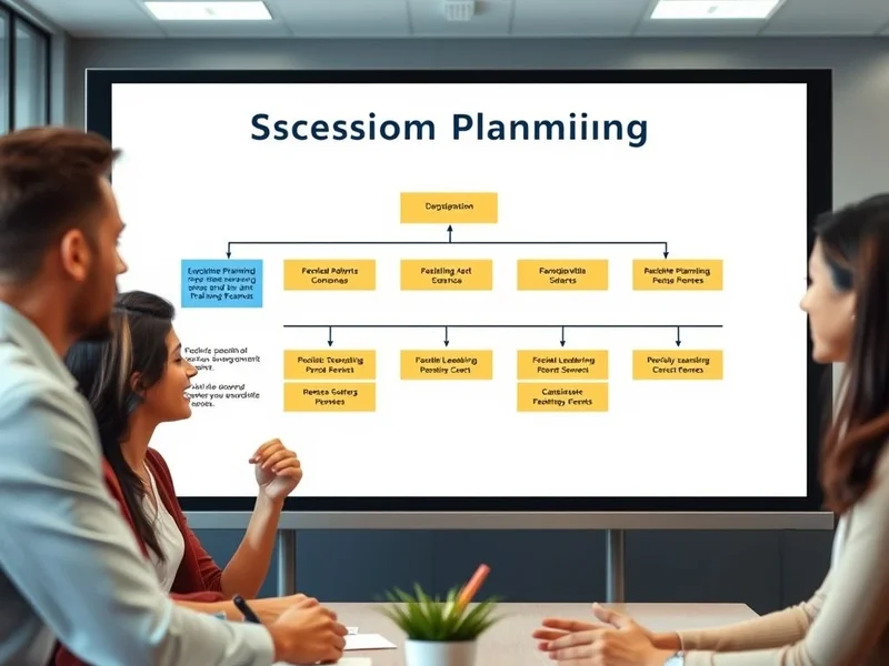 A flowchart for a Succession Planning Report