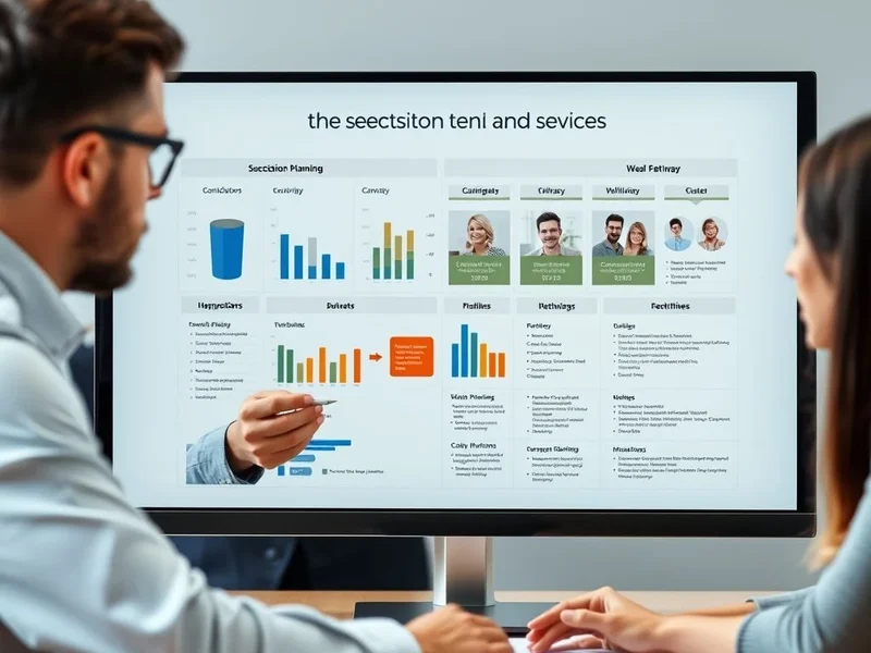 A flowchart for a Succession Planning Report