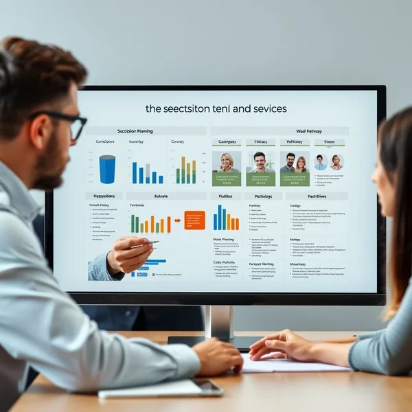 A flowchart for a Succession Planning Report