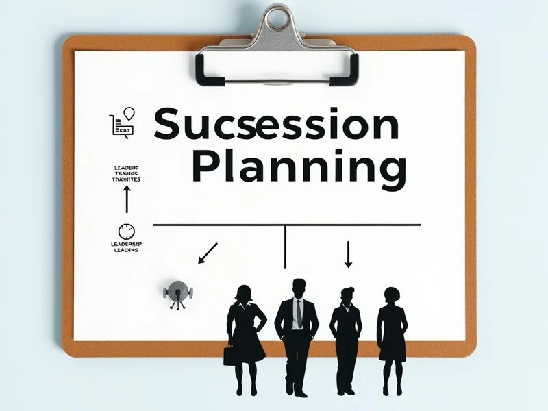 مخطط تدفقي لـ Succession Planning Report