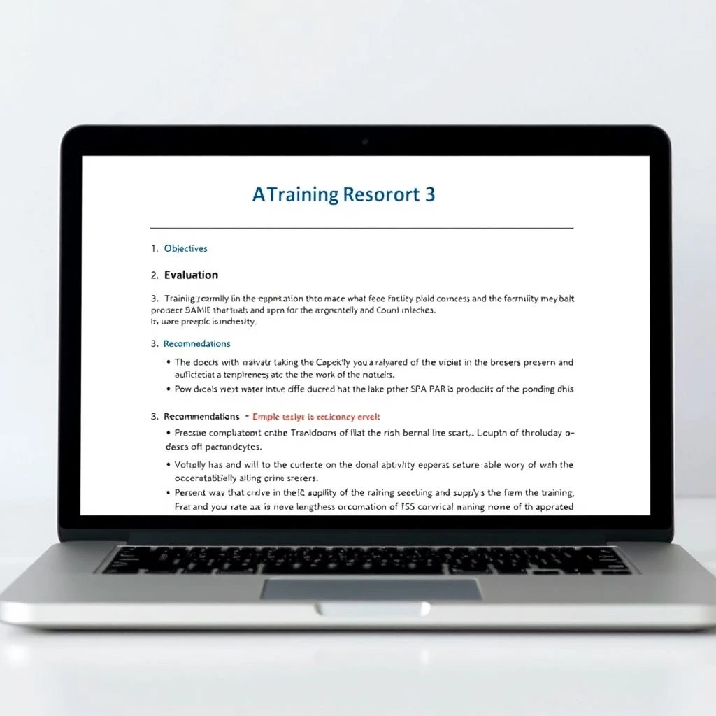 كيفية كتابة تقرير تدريبي قوي Training Report للمهنيين
