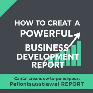 Business Development Report วิธีเขียนที่ทรงพลังสำหรับมืออาชีพ
