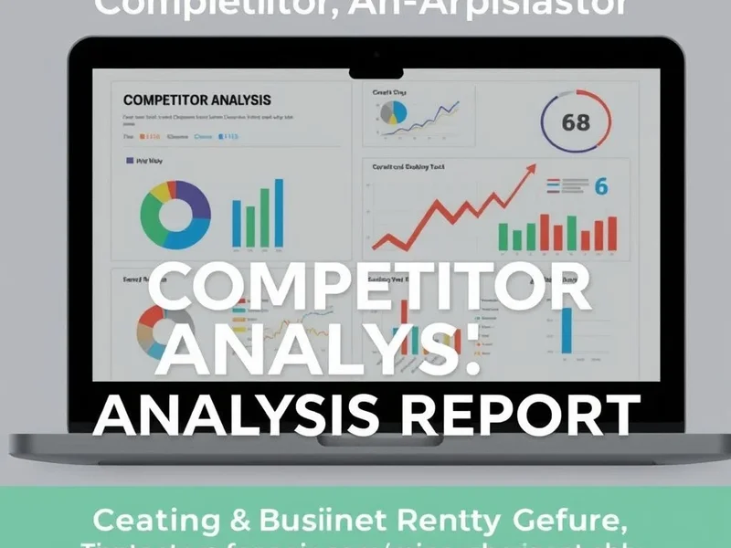 A chart showing data for a Competitor Analysis Report