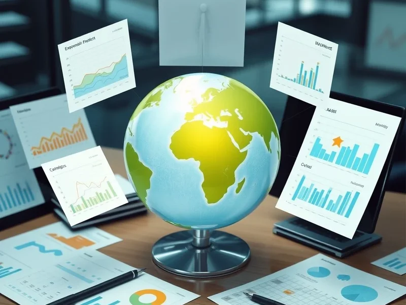 ภาพลูกโลกพร้อมกราฟและแผนภูมิ แสดงถึง Market Expansion Report