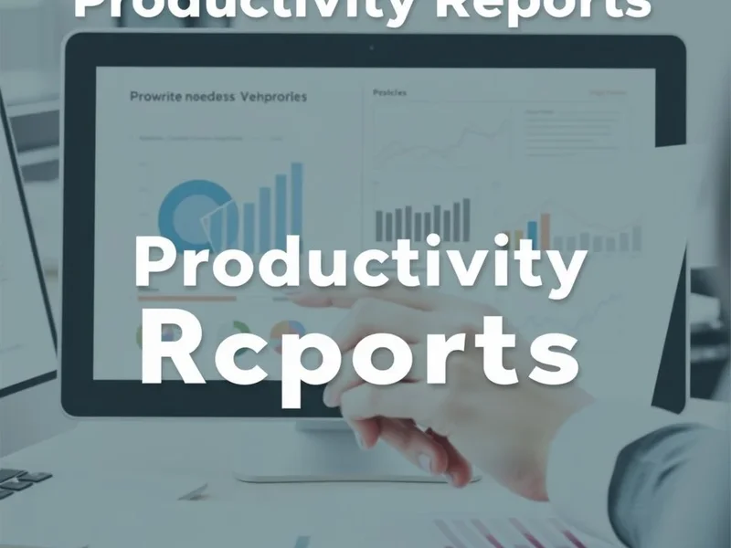 分析Productivity Report图表和报表的人的图片