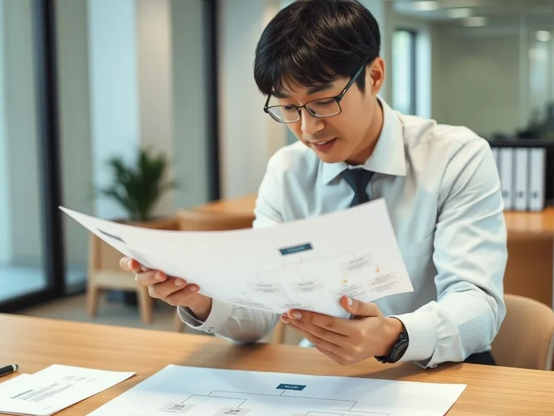 A diagram showing the hierarchy in an Organizational Structure Report