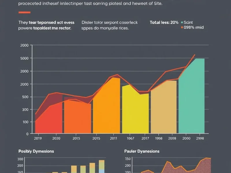 A chart showing positive trends in a professional Diversity Report