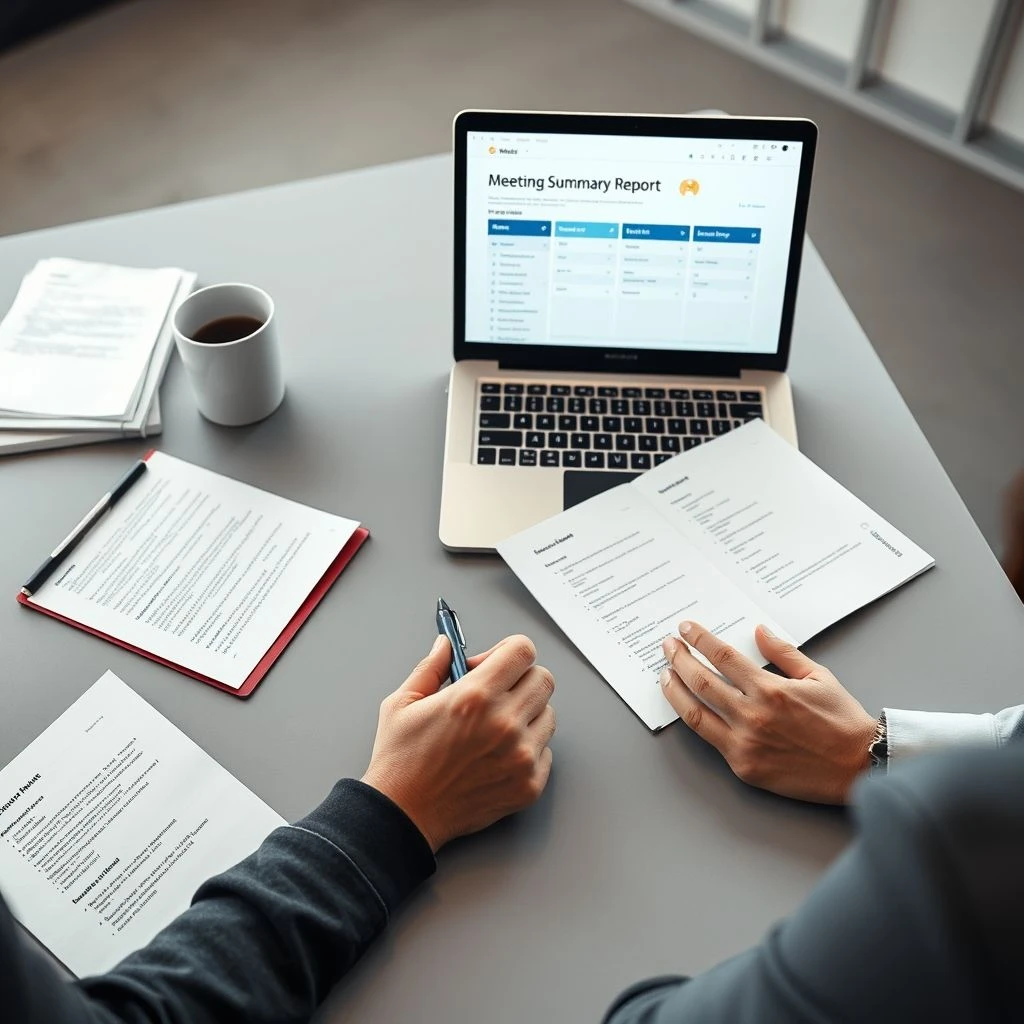 Het beheersen van het Meeting Summary Report: jouw gids voor heldere communicatie
