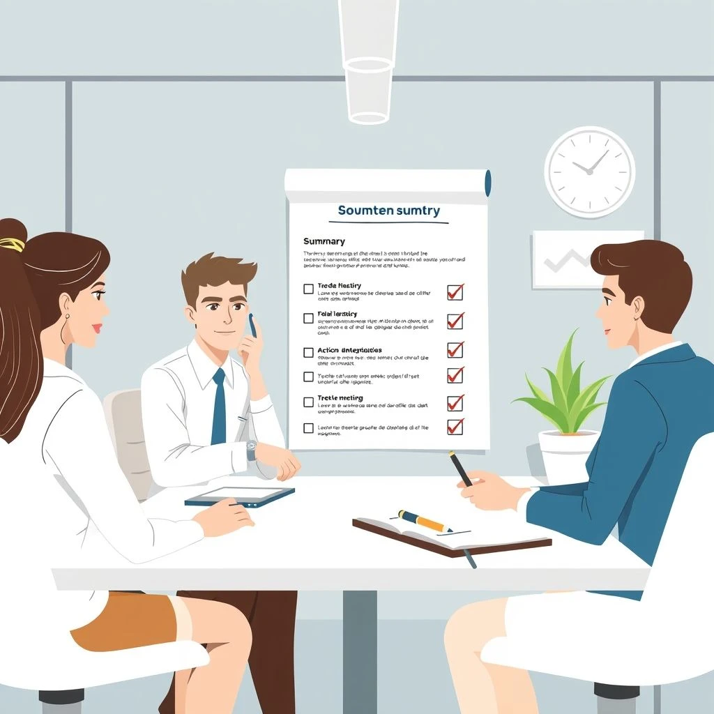 Maîtriser le Meeting Summary Report pour une communication claire au travail