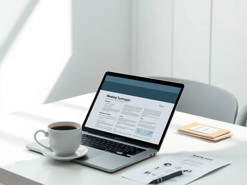 Mastering the Meeting Summary Report