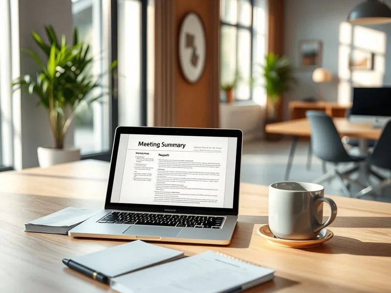 Mastering the Meeting Summary Report